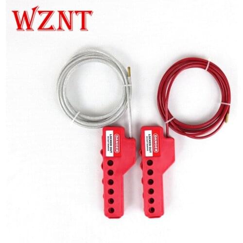 NT-C06 Cable diameter 3MM Cable long 1.8Meter Simple and easy insulation Stainless steel Cable Lock Safety cable lockout