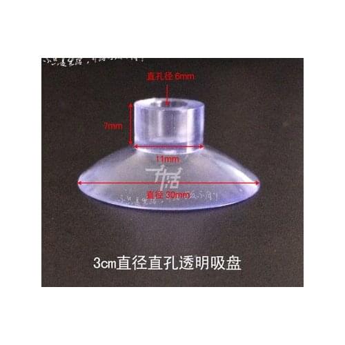 Home Storage & Organization Transparent sucker Wall Hooks Hanger Kitchen Bathroom &car &toys hanger Suction Cup Sucker 3cm