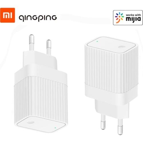 Xiaomi qingping Bluetooth WIFI Gateway Compatible with Mijia APP Bluetooth Sub-device Smart Linkage Home Device EU plug