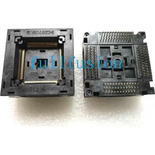 IC234-1444-016 Yamaichi IC Test Socket QFP144 0.5mm Pitch TQFP144 Burn in Socket