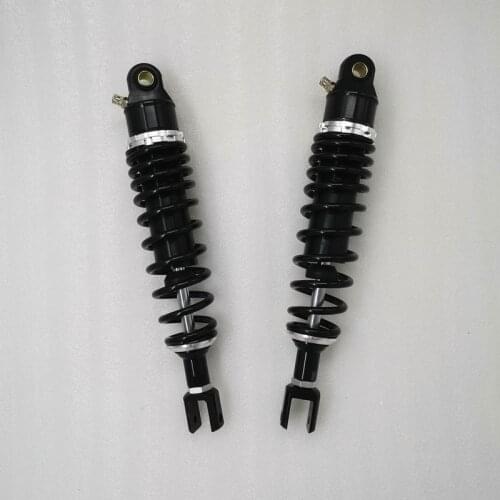 Universal 360mm Motorcycle New Rear Air Bushing Shock Absorber Suspension for honda yamaha suzuki silver & Black