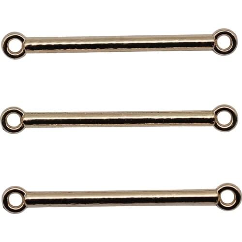 WYSIWYG 10pcs 3x30mm Long Strip Bar Charms DIY Jewelry Making Jewelry Finding High Quality KC Gold Color For Earring Making