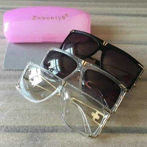Zowensyh High quality big size fashion men women sunglasses UV400 women Sun glass Unisex CZ4071 free shopping