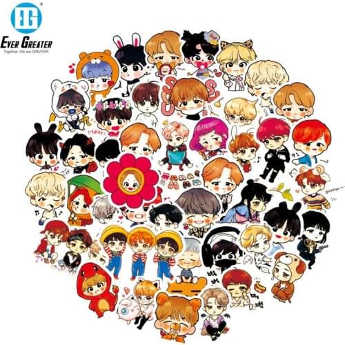 63pcs Cute Cartoon Anime Stickers for Car Styling Motorcycle Bike Laptop Travel Luggage Cool Funny Sticker Bomb JDM Decals