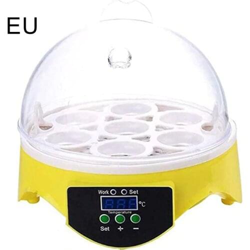 7 Eggs Incubator Bird Egg Incubator Semi-automatic Miniature Egg Incubator Pigeon Household Incubators