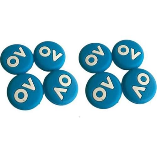 8Pcs Tennis Racket Vibration Dampeners Silicone Anti-Vibration Tennis Racquet Shock Absorber