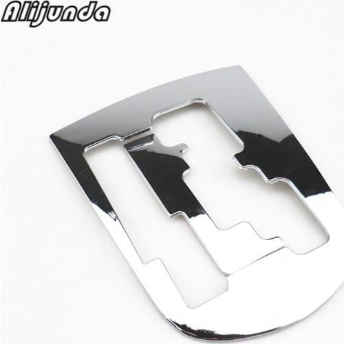 ABS chrome trim Car Gear head sticker style Gear trim cover for Hyundai Solaris Verna