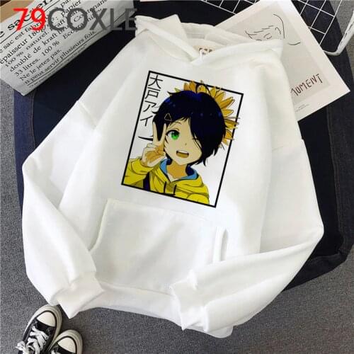 Wonder Egg Priority hoodies women 2021 Korea female sweatshirts pullover plus size