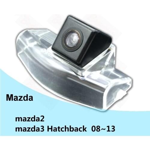For Mazda 2 3 mazda2 Mazda3 Hatchback 08~13 Car rear view camera trasera Auto reverse backup parking Night Vision Waterproof HD