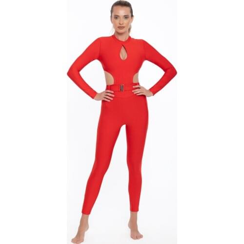 Esmeraldas Leggings Black jumpsuit Push up Long Sleeve Street Wear