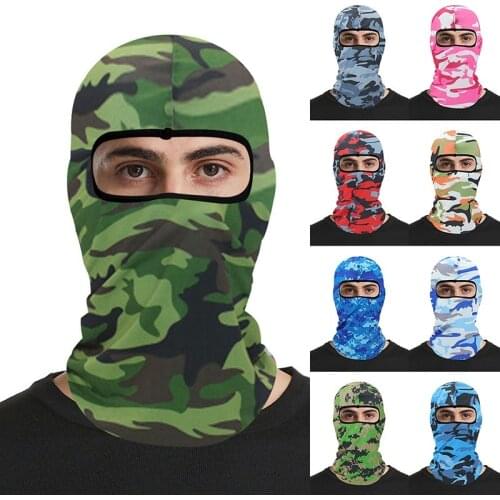 Multicam CP Camouflage Balaclava Full Face Scarf Wargame Cycling Hunting Army Bike Military Helmet Liner Tactical Airsoft Cap