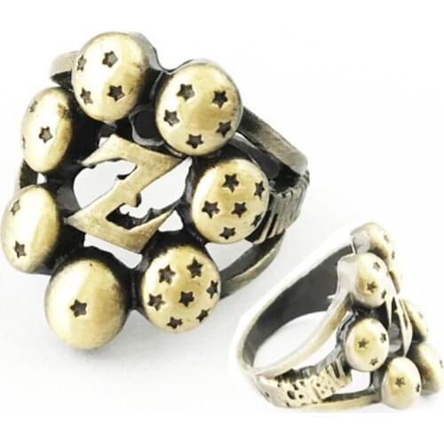 Dragon Ball Anime Peripheral Ring Ring Wukong Hollow Ring Finger Set Jewelry Seven Star Bead Exquisite Gift