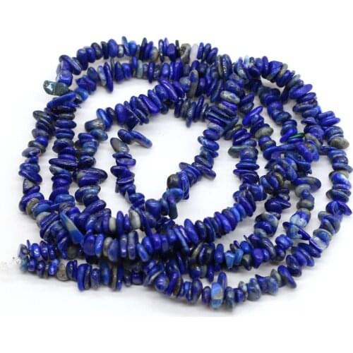 Irregular Freeform Chip Gravel Beads Natural Stone lapis lazuli Beads For Jewelry Making 3x5-4x6mm Diy Bracelet Necklace Ms Gift