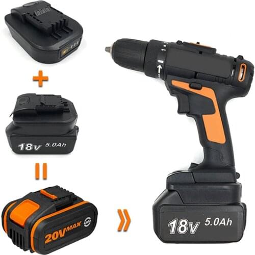 2021 New Makita 18V Lithium Battery to WORX 20V 1Pcs Battery Tool Adapter Converter