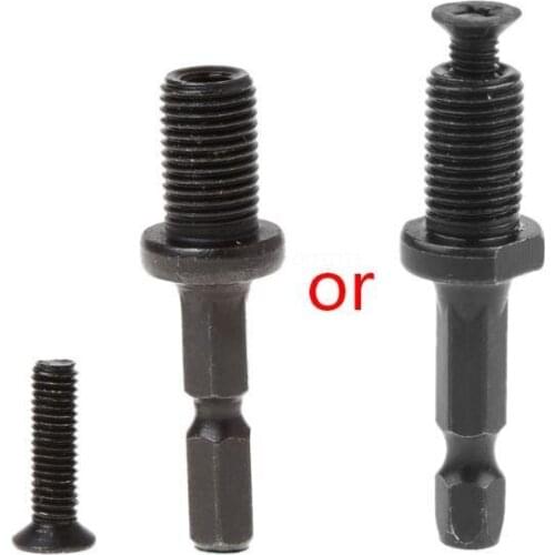 OOTDTY 1/4" 6mm Hex Shank Keyless Drill Bit Chuck Adapter Converter Quick Change Tool