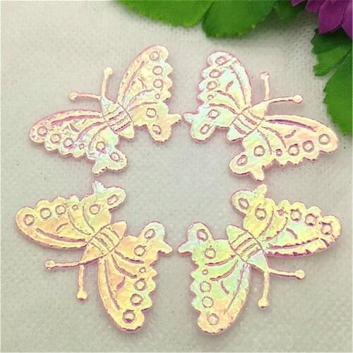 200pcs 28*40mm butterfly shaped Glitter Confetti Colorful Sequins for DIY Crafts Party Decoration