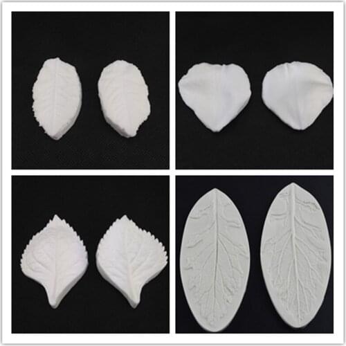 Angel wings 3D fudge cake, silicone mold leaf pressing sugar embossing reverse molding chocolate decorating tool WMJ-308