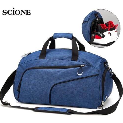 Sport Gym Bag Fitness Travel Training Handbag for Shoes Women Men Dry And Wet Shoulder Luggage Blaso Sac De Sporttas XA838WA