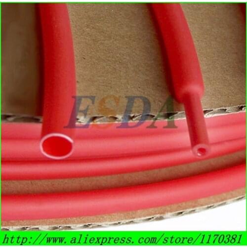 20M/Roll 4.8mm Dual Wall Heat Shrink Tube 3:1 Flexible Thick Adhesive Lined + Free shipping - Red