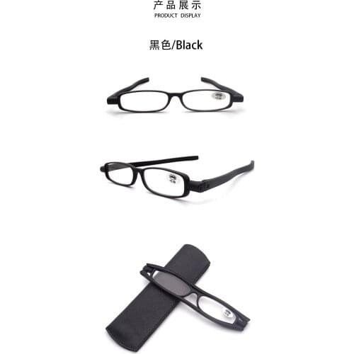 Thin and light foldable reading glasses are light and comfortable for both men and women