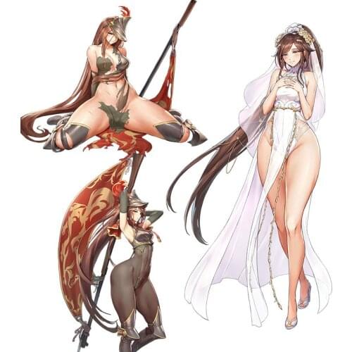 Three Ratels CA35 The swift Khan Last Origin Anime Stickers for Car label Laptop Mobile Phone Auto Cover home decoration decals