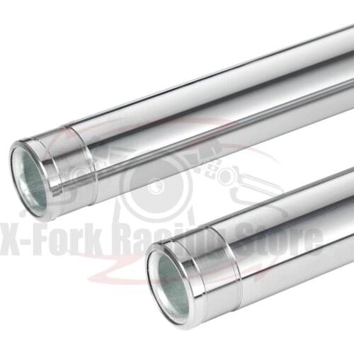 Front Fork Inner Tubes 1 Pair Silver Inner Pipes Bars For Yamaha XRS750 2016-2020 2017 2018 2019 1WS-23110-00-00 41x577mm