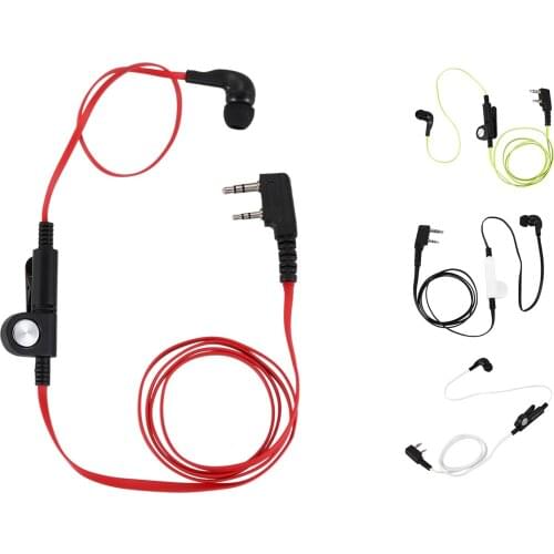 2 Pin Noodle Style Earbud Headphone K Plug Earpiece Headset For Baofeng Uv5R Bf-888S Uv5R Radio