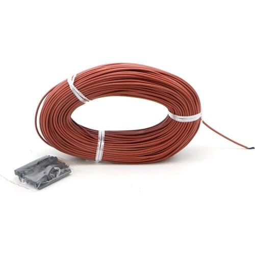 30m New Infrared Heating Cable 12K Carbon Warm Floor Cable Carbon Fiber Heating Wire Electric Hotline for Warm Floor Greenhouse