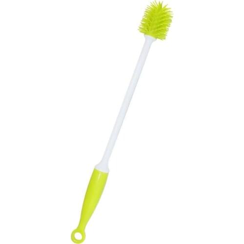 30CM Bottle Cleaning Brush Long Handle Silicone Brushes Flask Cleaner for Narrow Neck Containers E7