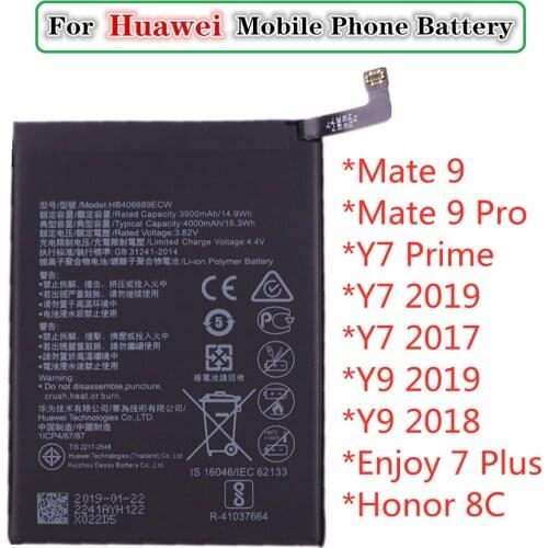 HB406689ECW Battery For Huawei Mate 9,Mate 9 Pro,Y7 Prime,Y7 2019,Y7 2017,Y9 2019,Y9 2018,Enjoy 7 Plus,Honor 8C Phone Battery