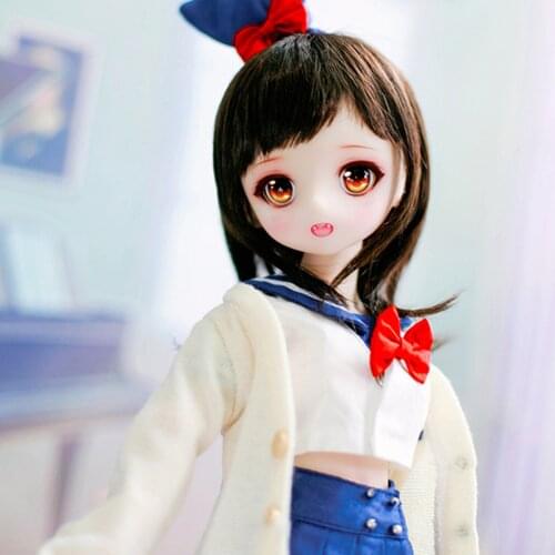 BJD/SD doll 1/4 girl Airi Ali 2-dimensional cartoon doll knuckles doll to give eye ball