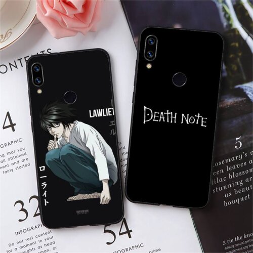 Death Note Ryuk kira Phone Case For Xiaomi Redmi note 7 8 9 pro 8T 9A 9S Mi Note 10 Lite pro