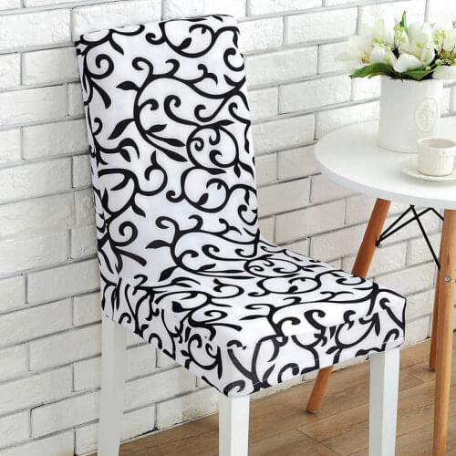 Chair Cover Backrest Cover Stool Seat Fabric Home Dining Chair Cushion Cover Dining Table Cover Elastic One-piece Chair Cover