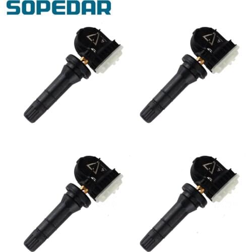 SOPEDAR 4Pcs TPMS Tire Pressure Monitoring Sensor 433 MHz For Cadillac CT6 XT5 SRX Chevrolet Malibu 13598773 13506028 Car Parts