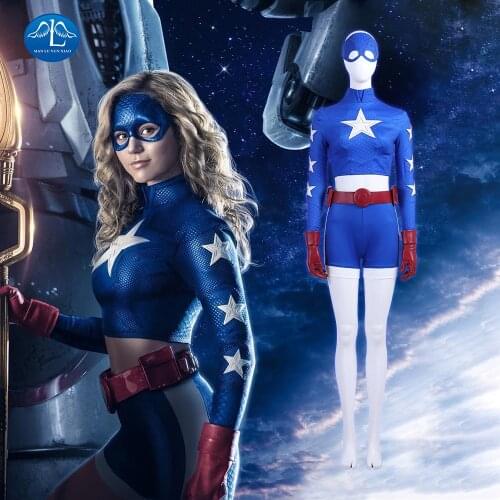 Stargirl Cosplay Outfit Courtney Whitmore Costume Sexy Zentai Bodysuit Shorts Custom Made Uniform Halloween Superhero Suit