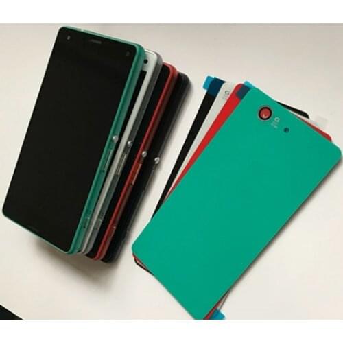 4.6' For Sony Xperia Z3 Compact D5803 D5833 LCD Display Z3mini Touch Screen Digitizer Full Assembly with frame plug+back cover