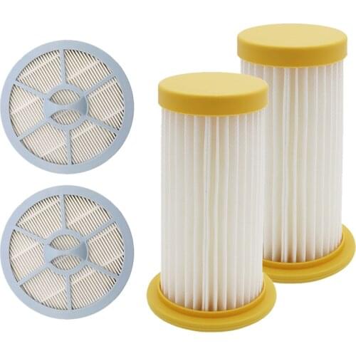4pcs/sets 2 Vacuum Cleaner filter+2 air Outlet HEPA Filter for Philips FC8208 FC8250 FC8260 FC8262 FC8264
