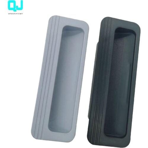 LS8810 small plastic embedded concealed handle filing cabinet locker clasp iron door handle 6090A