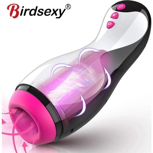 Sucking Masturbators Automatic Male Masturbation Cup Real Vibrator Pussy Vagina Adult Anal Erotic Sex Toys for Men Sex shop