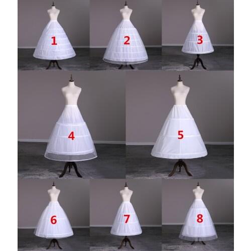 HONGFUYU New Hot Sell Bridal Wedding Petticoat Hoop Crinoline Prom Underskirt Fancy Skirt Slip