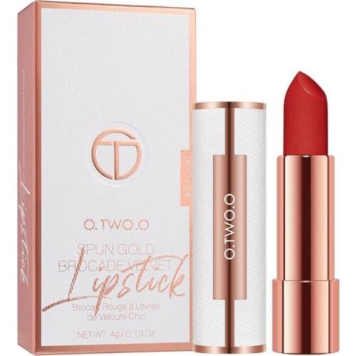 O.TWO.O New Arrival Lipstick Matte Waterproof Red Colors Moisturizing Waterproof Makeup Long Lasting Lips Cosmetic T1537