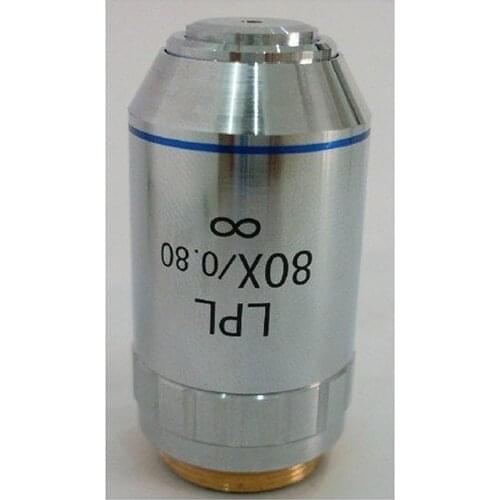 New METALLURGICAL MICROSCOPE 80X INFINITY PLAN Achromatic Long OBJECTIVE Lens