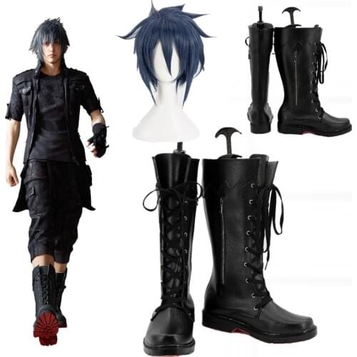 Final Fantasy XV Cosplay Noctis Lucis Caelum Cosplay Shoes Boots cosplay wig Adult Men Halloween Party Costume Accessories Shoes