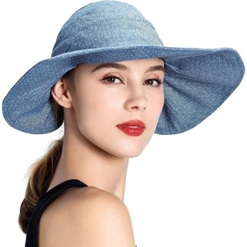 Clothes hats and capd wide brim hats summer hats cotton material S10-3832