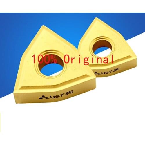 10pcs WNMG080408-MS US735100% original external Turning tool carbide insert lathe cutter tools