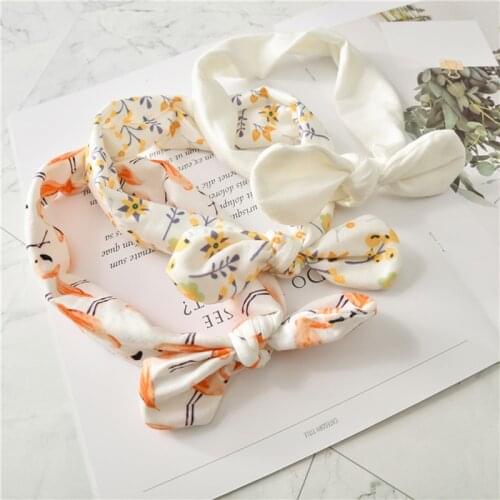 3pcs/lot Dot Baby Headbands Mother Baby Turban Mom Daughter Bows Headband Floral Girls Hair Accessories