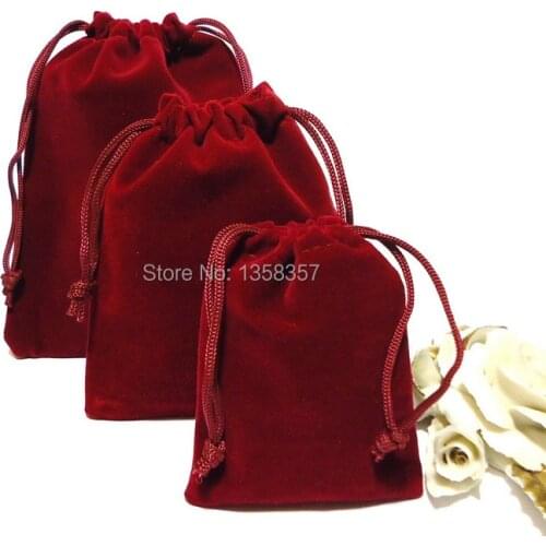 Size custom-make drawstring velvet jewelry bag for gift necklace&bangle accessories small tool jade crystal pouch\bag wholesale