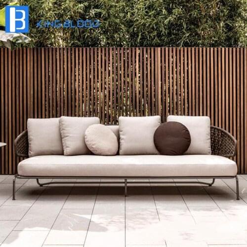 Rattan Garden aluminum frame Patio sofa Outdoor Furniture