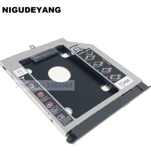 SATA 2nd Hard Drive SSD HDD Module Caddy Adapter for Lenovo ideapad 330C Series With Bezel and Bracket