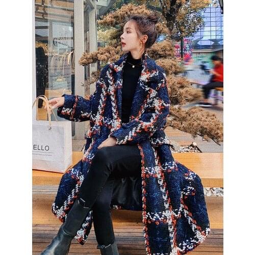 SELAITAILYE Women's Plaid Coats